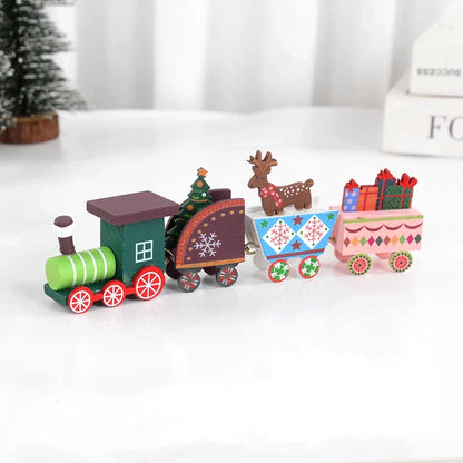 Christmas Wooden Train