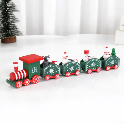 Christmas Wooden Train