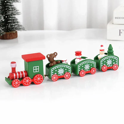 Christmas Wooden Train