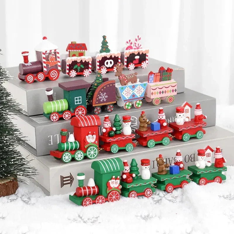 Christmas Wooden Train