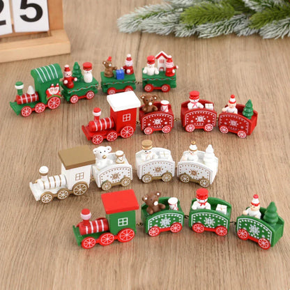 Christmas Wooden Train