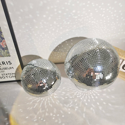 Mirrored Mushroom Disco Balls - 7" tall