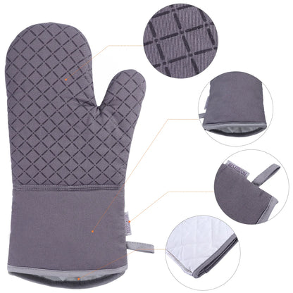 Heat Resistant Oven Mitts and Pot Holders